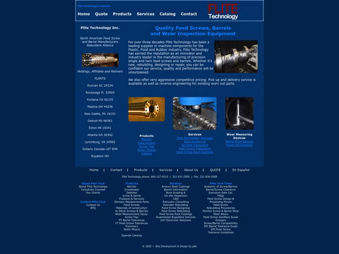 Flite-Technology Homepage 1440px