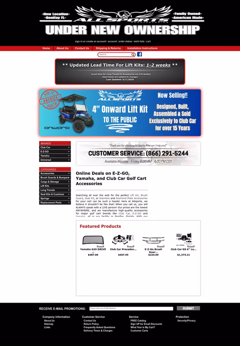 All-Sports-Manufacturing Homepage 1440px