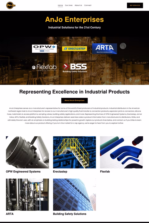 Anjo-Enterprises Homepage 1440px