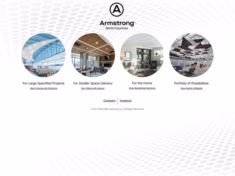 Armstrong-World-Industries Homepage 1440px