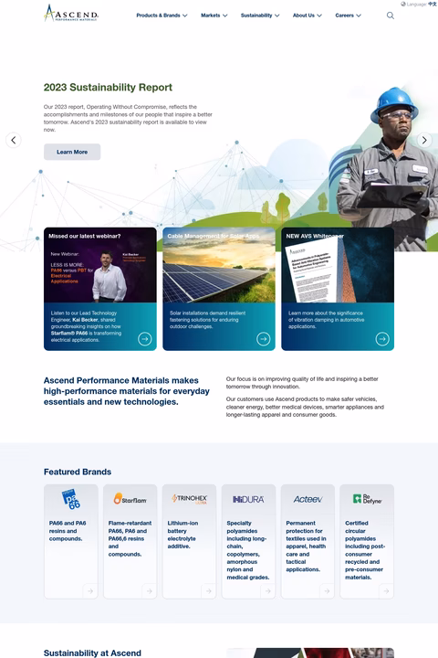 Ascend-Performance-Materials Homepage 1440px