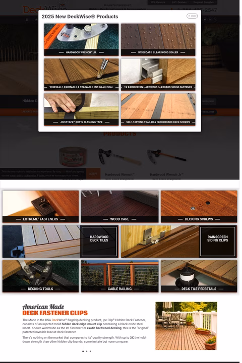 Deckwise Homepage 1440px
