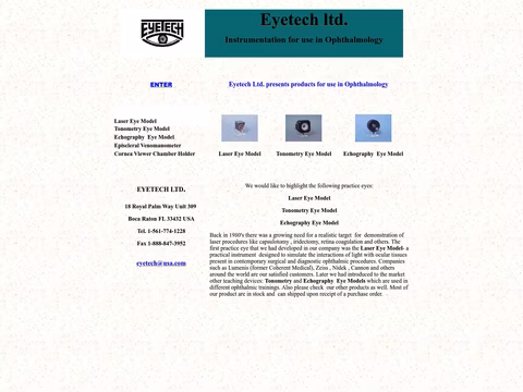 Eyetech Homepage 1440px