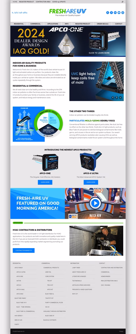 Fresh-Aire-Uv Homepage 1440px