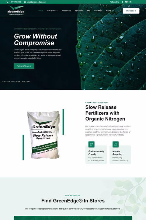 Green-Technologies Homepage 1440px