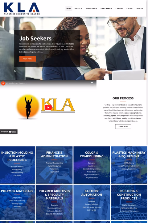 Kla-Industries Homepage 1440px