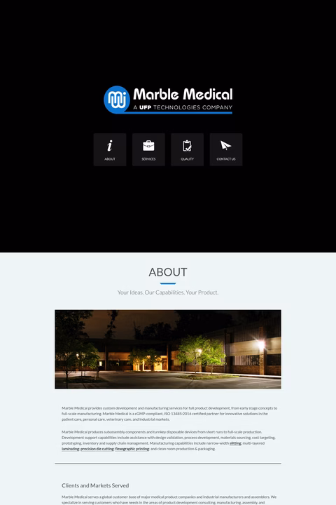 Marble-Medical Homepage 1440px