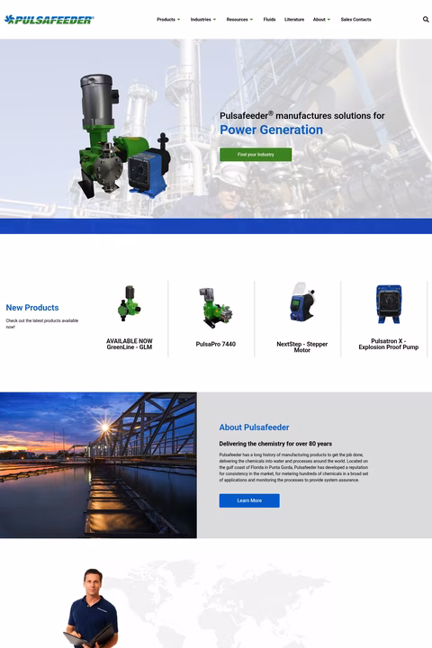 Pulsafeeder Homepage 1440px