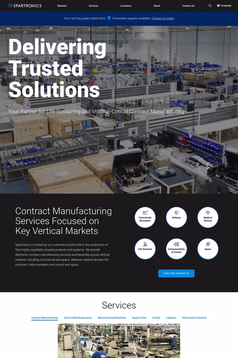Spartronics Homepage 1440px