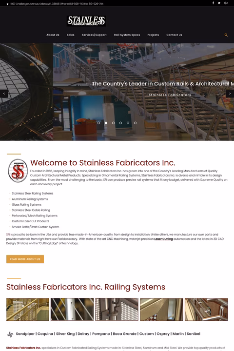 Stainless-Fabricators Homepage 1440px