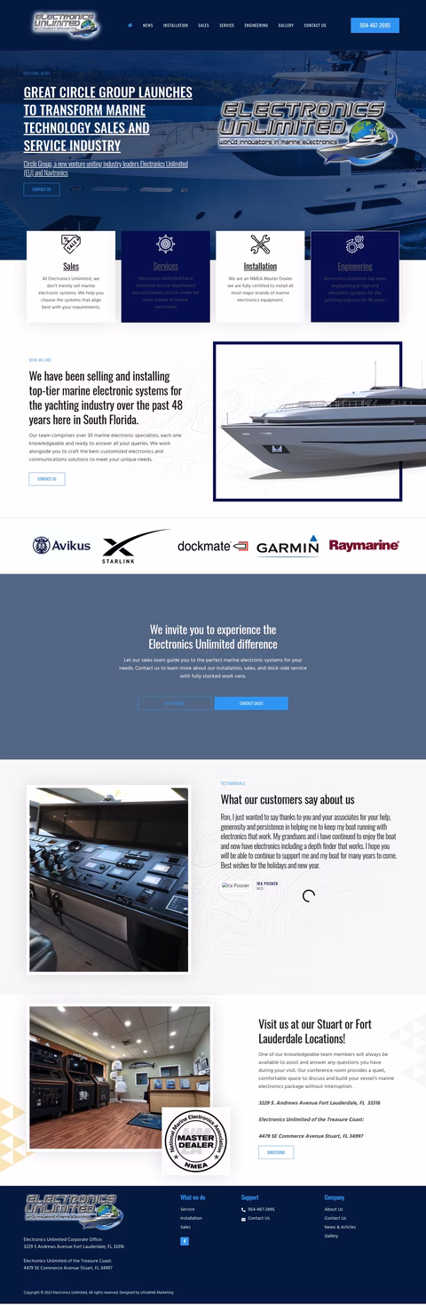 Electronics-Unlimited Homepage 1440px