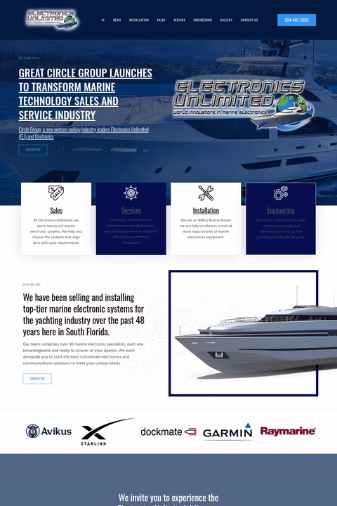 Electronics-Unlimited Homepage 1440px