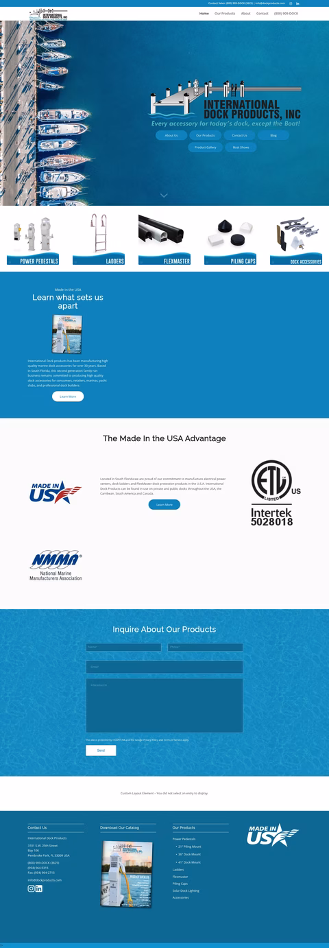 International-Dock-Products Homepage 1440px