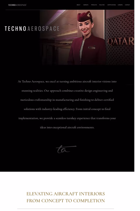 Techno-Aerospace Homepage 1440px