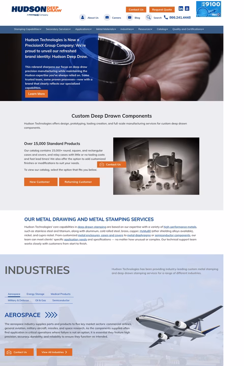 Hudson-Technologies Homepage 1440px