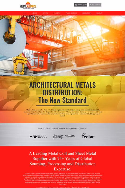 Metal-Alliance Homepage 1440px