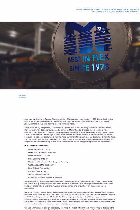 Microflex-Inc Homepage 1440px