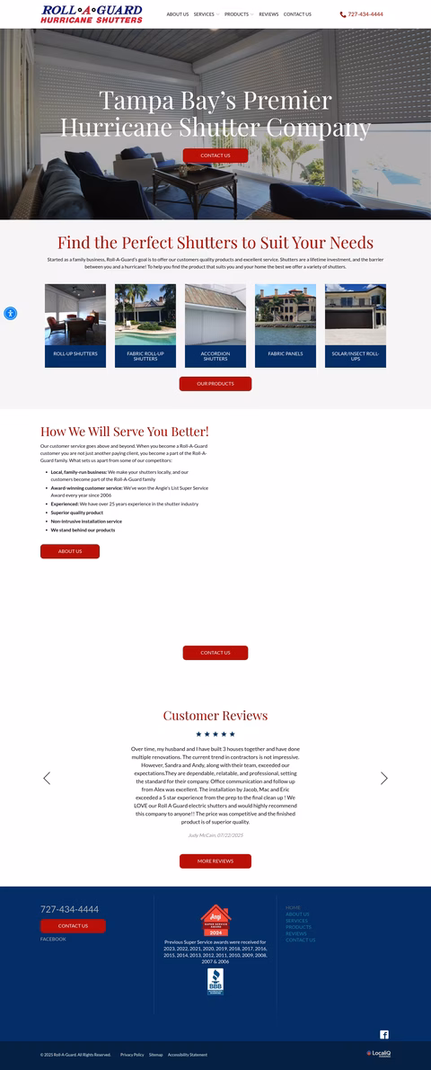 Roll-A-Guard Homepage 1440px