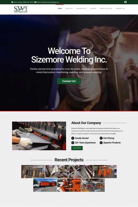 Sizemore-Welding Homepage 1440px