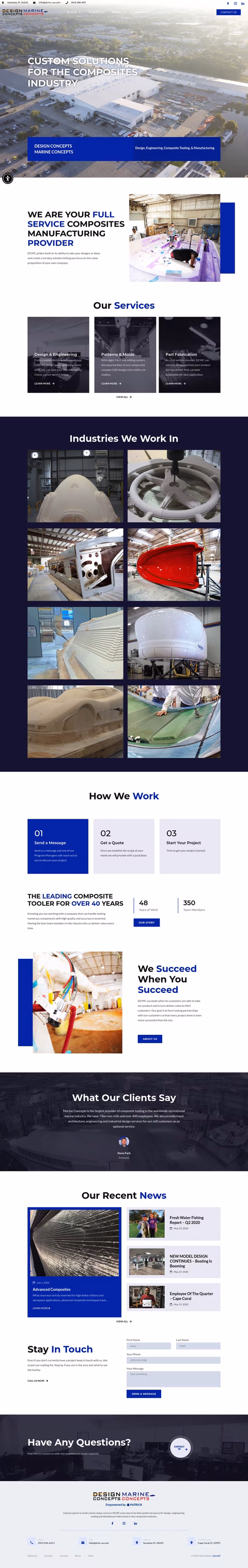 Marine-Concepts Homepage 1440px