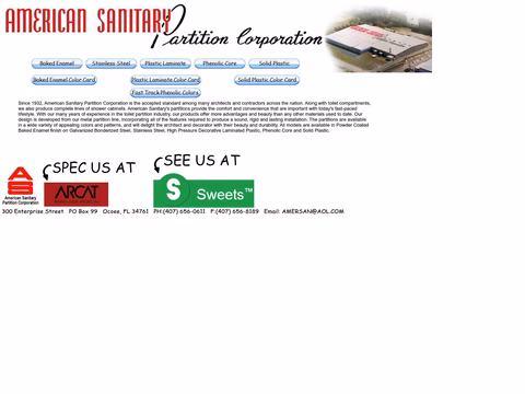 American-Sanitary-Partition Homepage 1440px