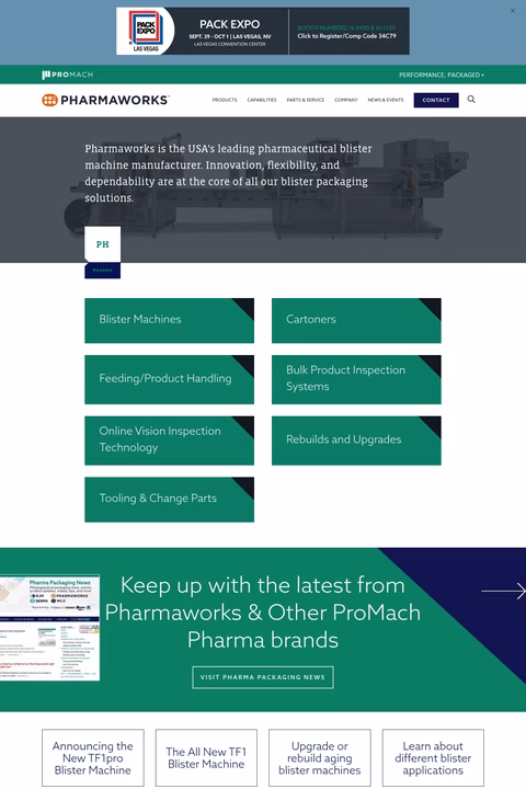 Pharmaworks Homepage 1440px