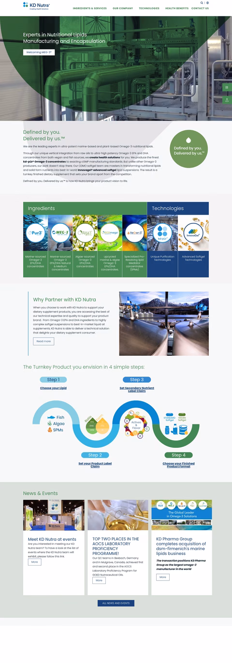 Kd-Nutra Homepage 1440px