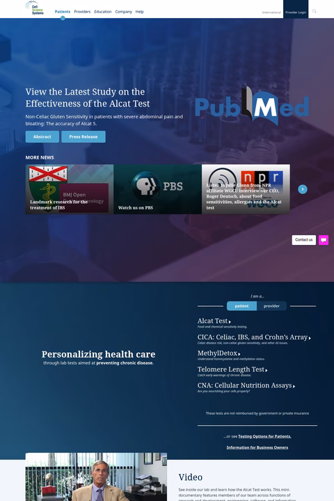 Cell-Science-Systems Homepage 1440px