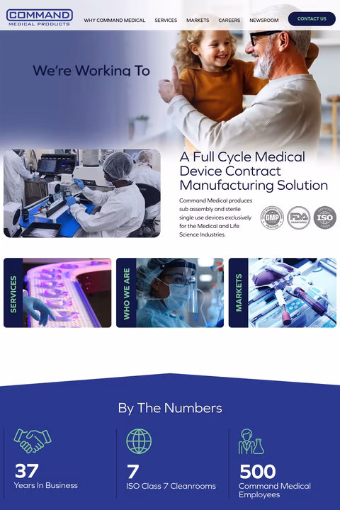 Command-Medical-Products Homepage 1440px