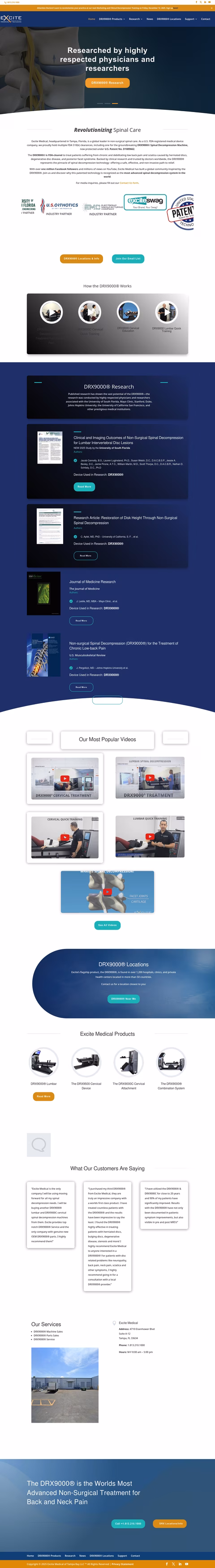 Excite-Medical Homepage 1440px