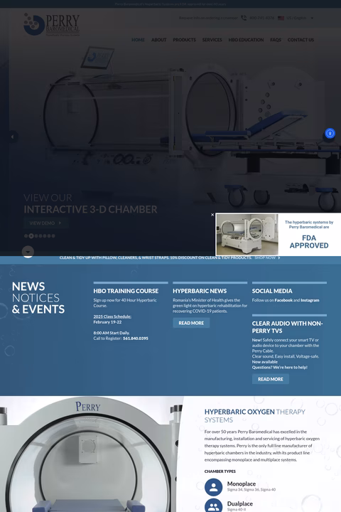 Perry-Baromedical Homepage 1440px