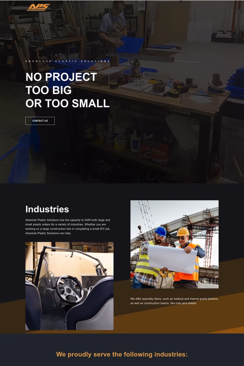 Absolute-Plastic-Solutions Homepage 1440px