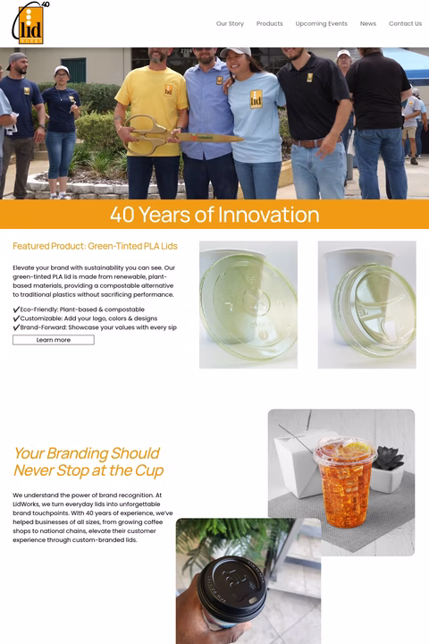 Lidworks Homepage 1440px