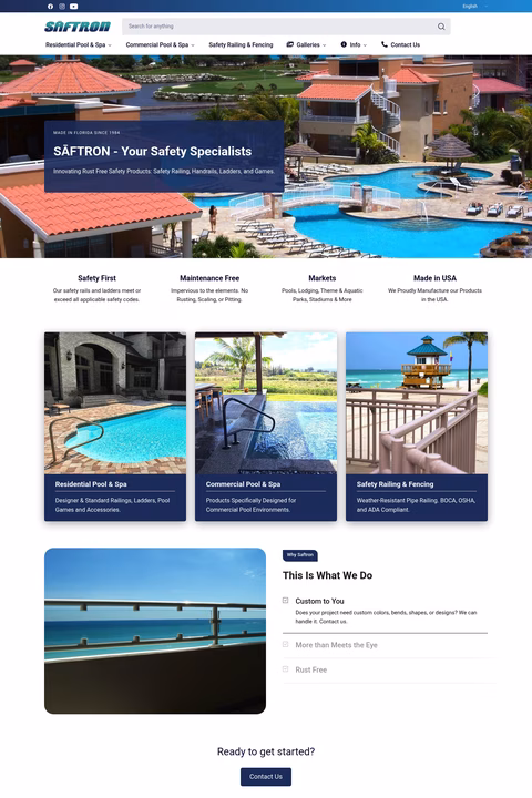 Saftron-Pool-Safety-Rails Homepage 1440px