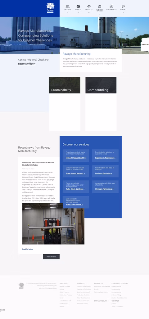 Ravago-Manufacturing-Americas Homepage 1440px