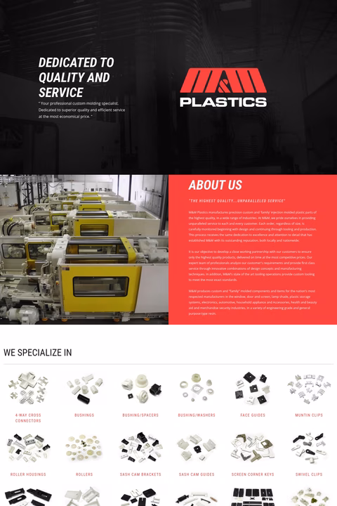 M-M-Plastics Homepage 1440px