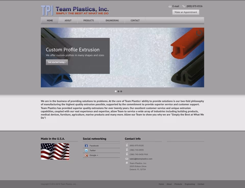 Team-Plastics Homepage 1440px
