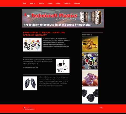 Technicraft-Plastics Homepage 1440px