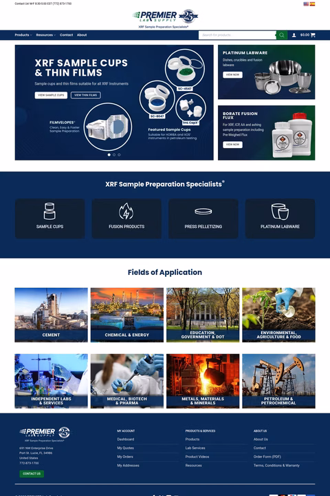 Premier-Lab-Supply Homepage 1440px