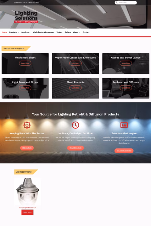Lighting-Plastics-Solutions Homepage 1440px