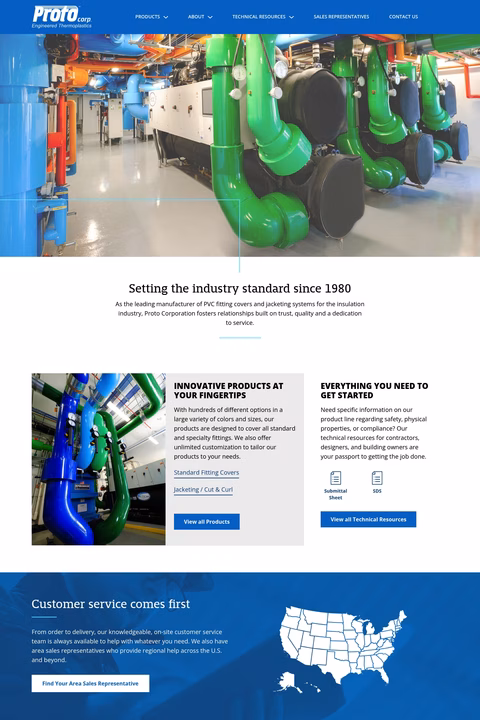 Proto-Corporation Homepage 1440px