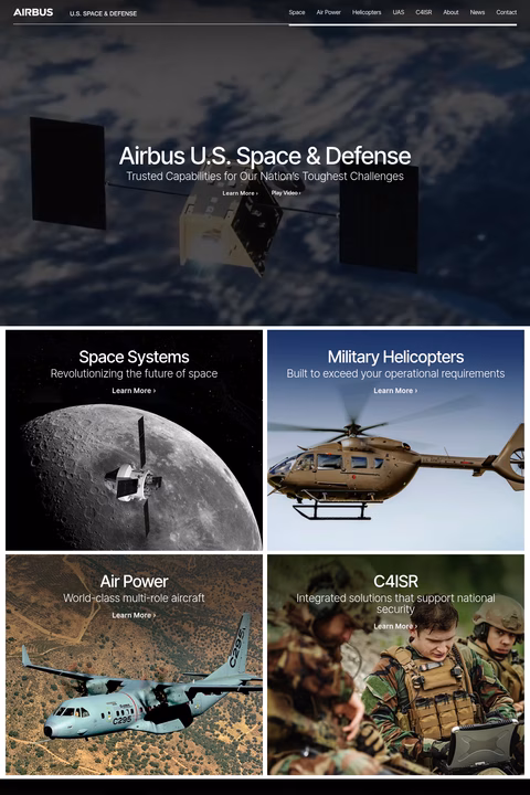 Airbus-U-S-Space-Defense Homepage 1440px