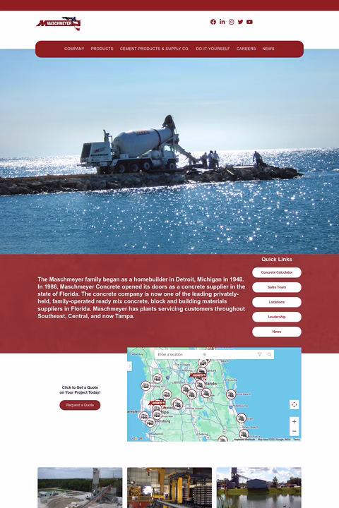 Maschmeyer-Concrete Homepage 1440px