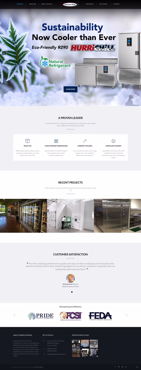 American-Panel Homepage 1440px
