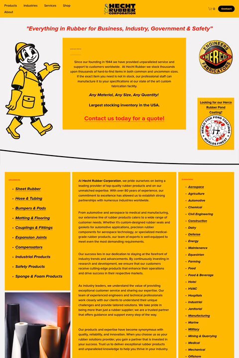 Hecht-Rubber-Corporation Homepage 1440px