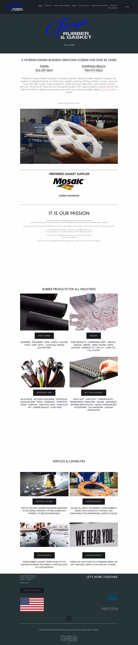 Tampa-Rubber-Gasket Homepage 1440px