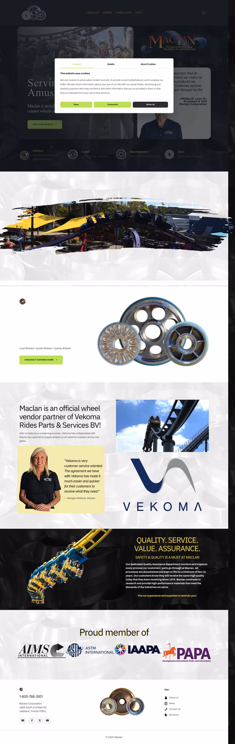Maclan Homepage 1440px