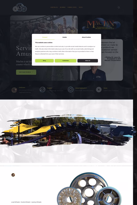 Maclan Homepage 1440px