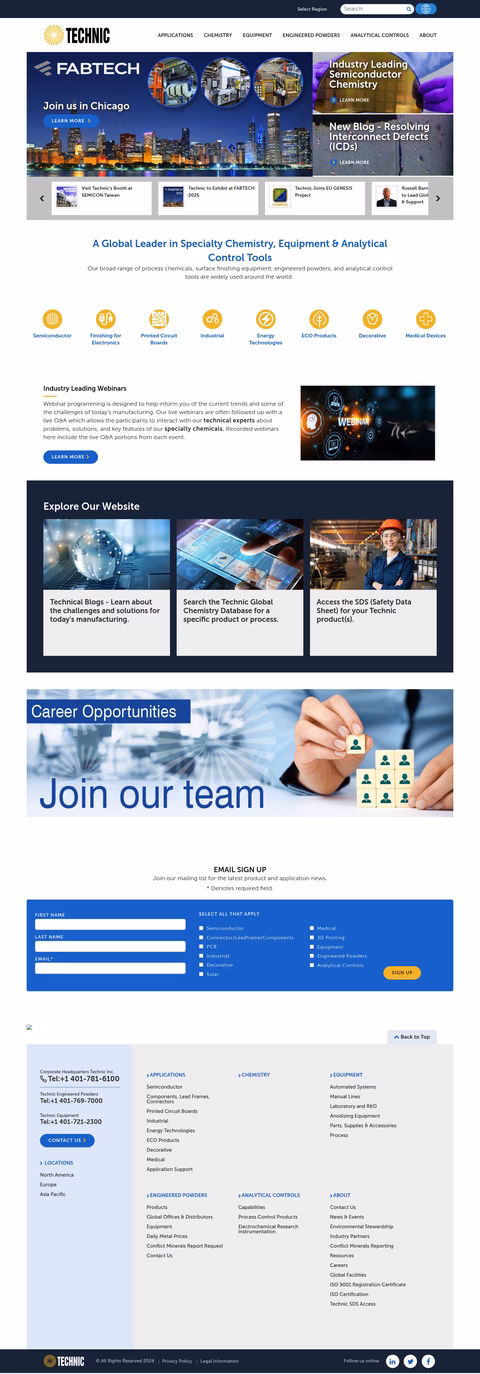 Technic-Inc Homepage 1440px