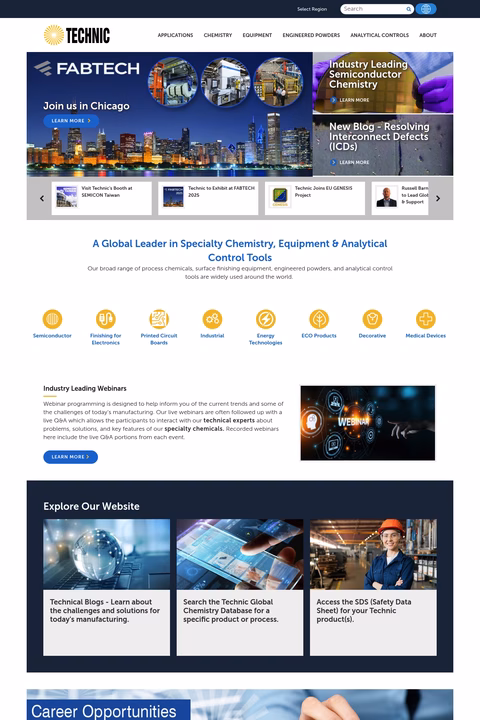 Technic-Inc Homepage 1440px
